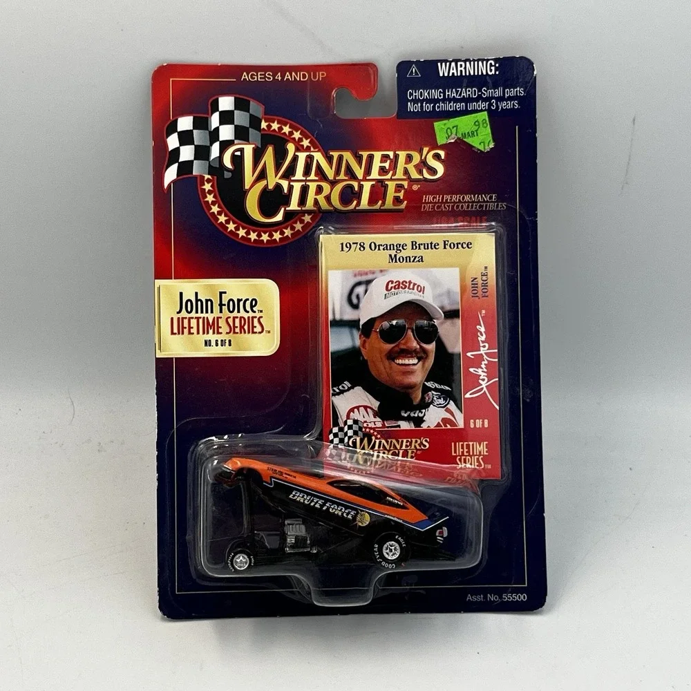 Winner Circle John Force Lifetime Series 1978 Orange Brute Force Monza New